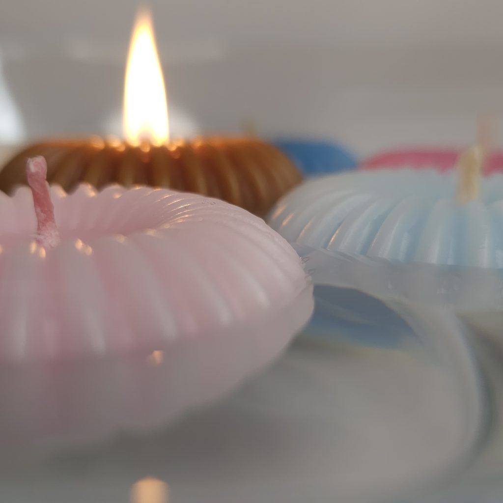 Velas flotantes espiral