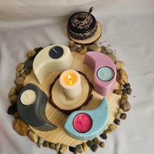 Vela decorativa yin y el yang "Dualidades Encendidas"