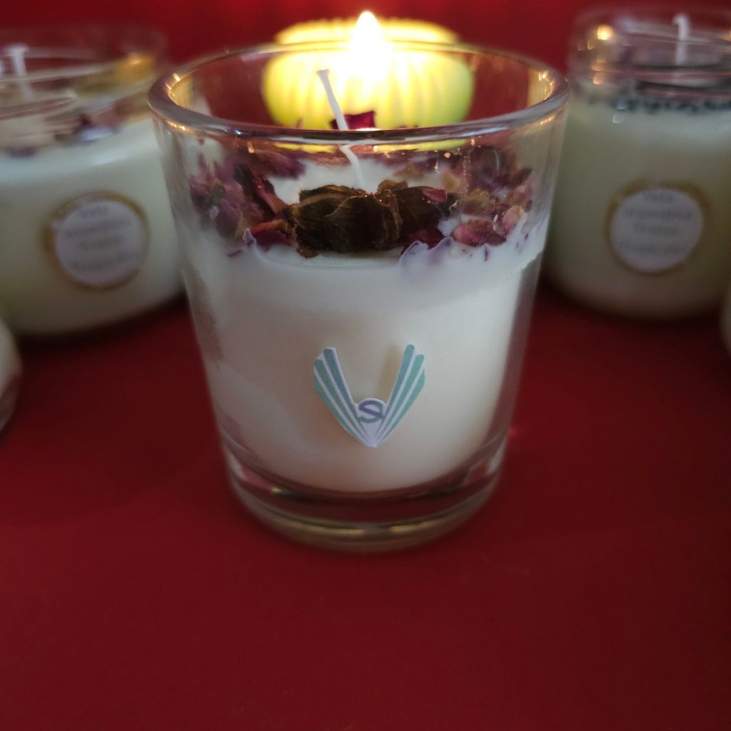 Velas artesanales aromaticas - Colección Paradise Glow