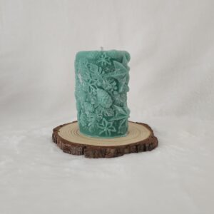 Susurro de Bosque - Vela decorativa de abeto helado y ámbar