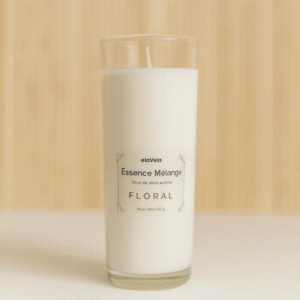 Vela aromática artesanal Essence Mélange de 250 g en vaso de cristal